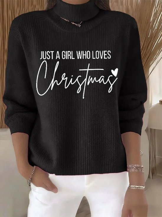 Damen Weihnachten Langarm Bequem Retro Pullover
