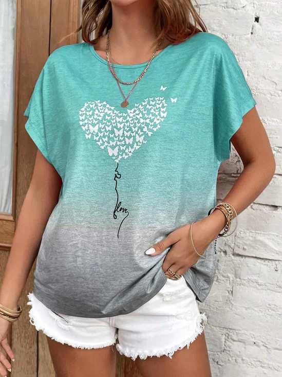 Lässig Herz/Herz Rundhals Ärmellos T-Shirt