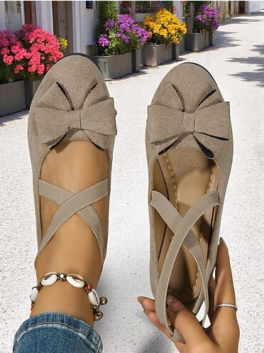Elegant Unifarben Slip On Niedrig Mary Jane