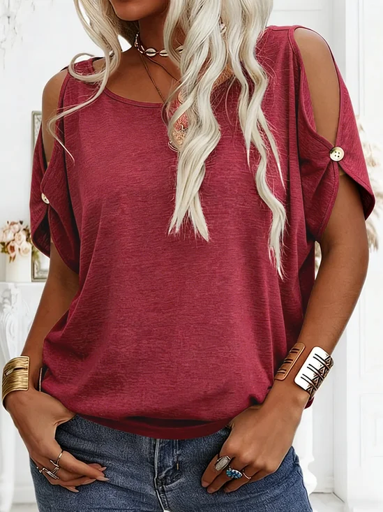 Elegant Adler alter Ruhm Kurzarm T-Shirt