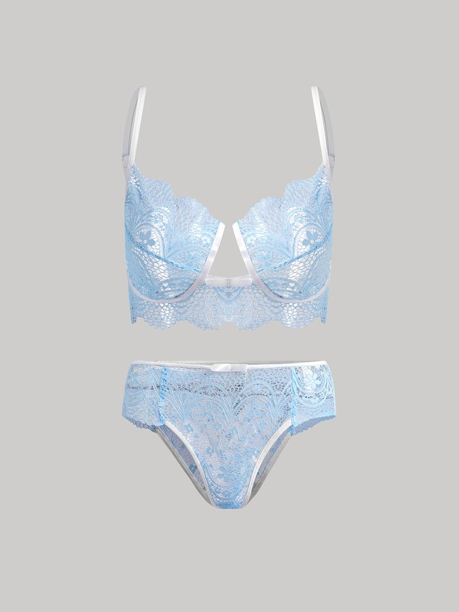 Sexy Spitze BH Set Große Größen