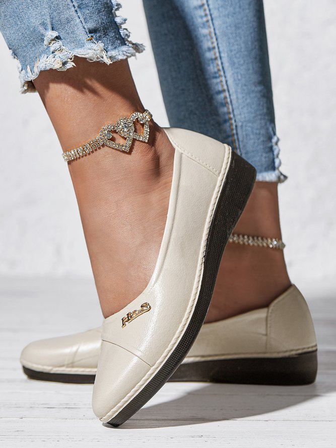 Lässig Bequem Hohe Elastizität Wasserdicht Flach Schuhe