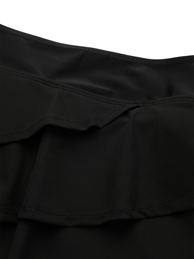 Einfach Bikini Unterseite Unifarben Noracora