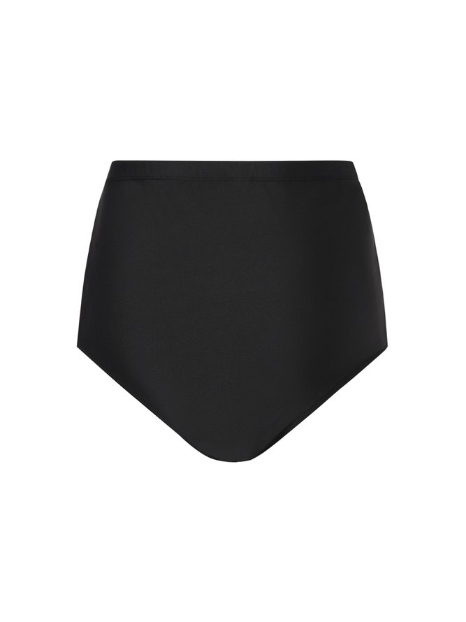 Einfach Unifarben Bikini Unterseite