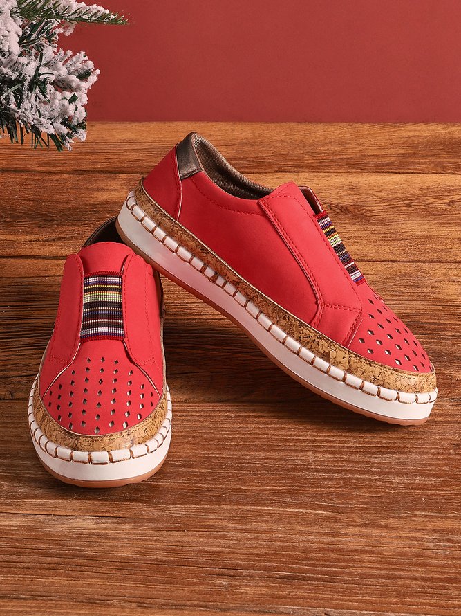 Alle Jahreszeiten Hollow-out Slippers