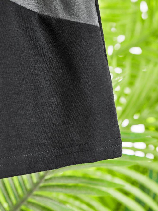 Weit Jersey Lässig Sweatshirts