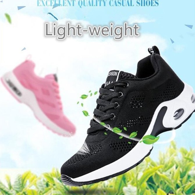 Leichte Atmungsaktive Sneakers Damen Sport Schuhe