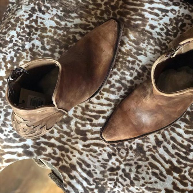 Braun Winter Stiefelette