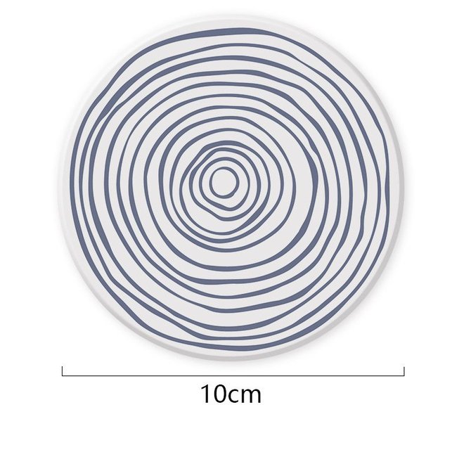Haushalt Artikel Kieselgur kreative Achterbahn Feuchtigkeit Absorption Umwelt Schutz ca. 10.3 × 10.3 × 0.8cm