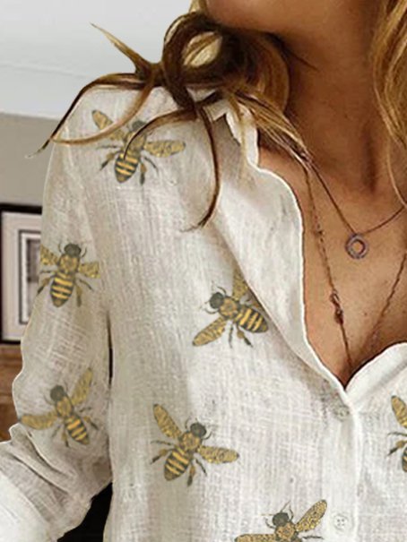 Lässig Weiß Elegant Normal Bluse und Oberteile