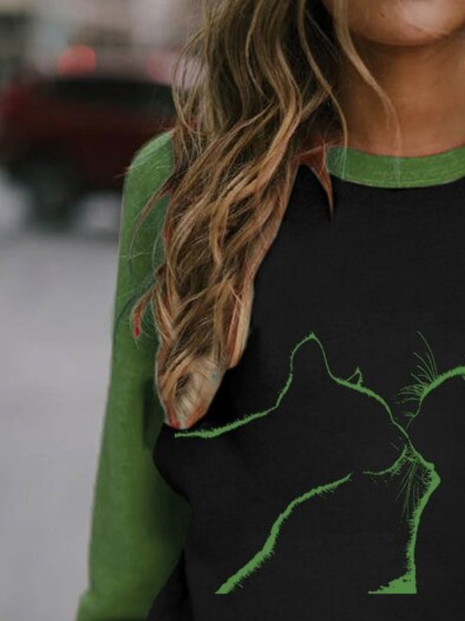 Langarm Normale Sweatshirts