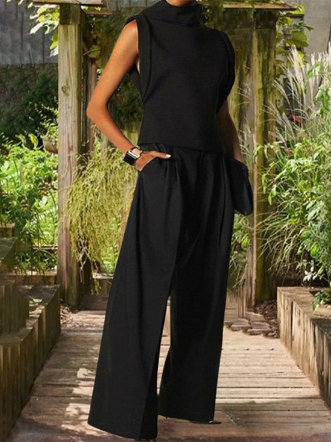 Retro Individualität Jumpsuits mit Taschen