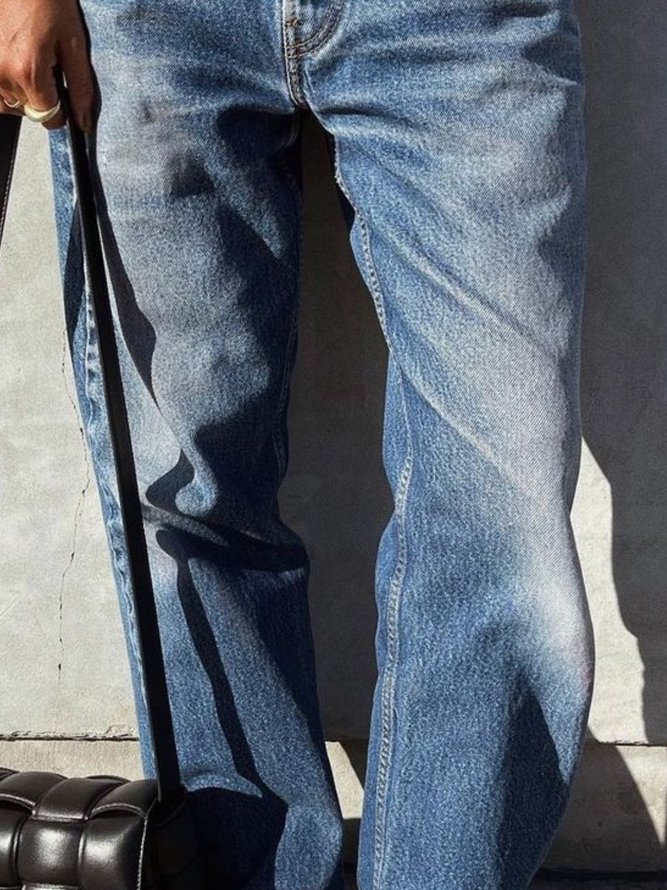 Lässig Taschen Denim Jeans