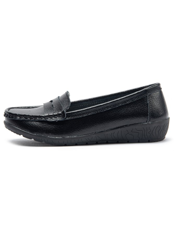 Retro Flache Schuhe