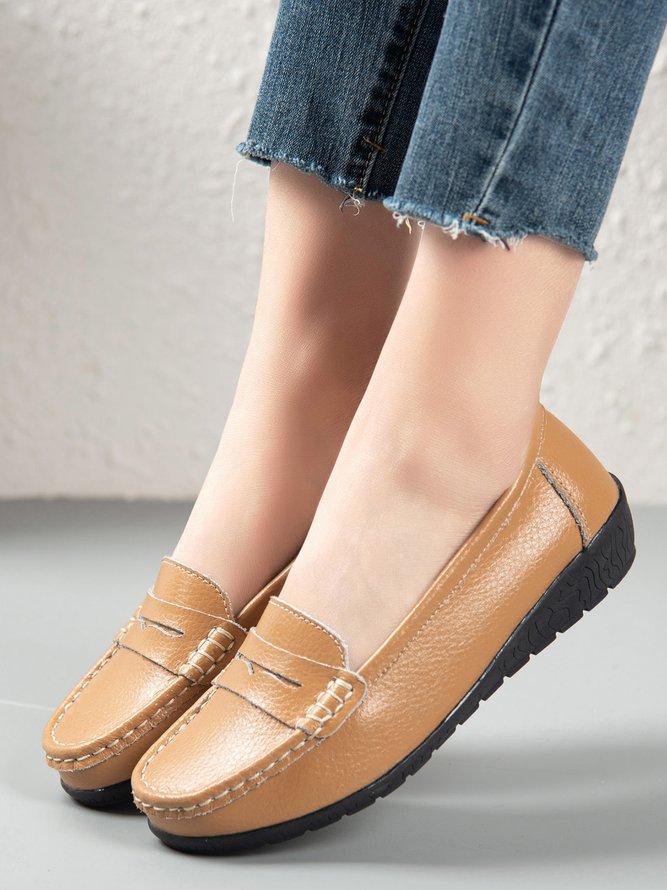 Retro Flache Schuhe