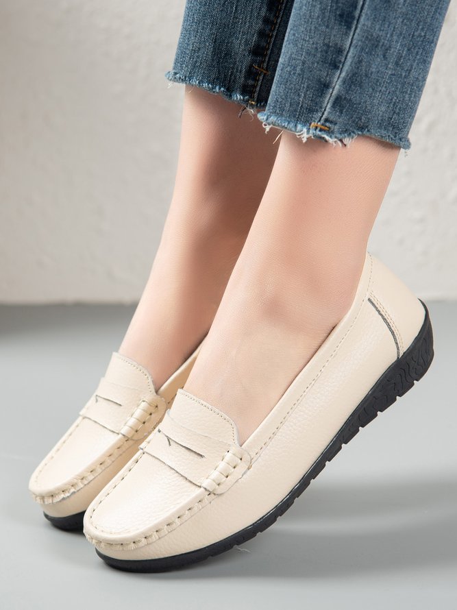 Retro Flache Schuhe