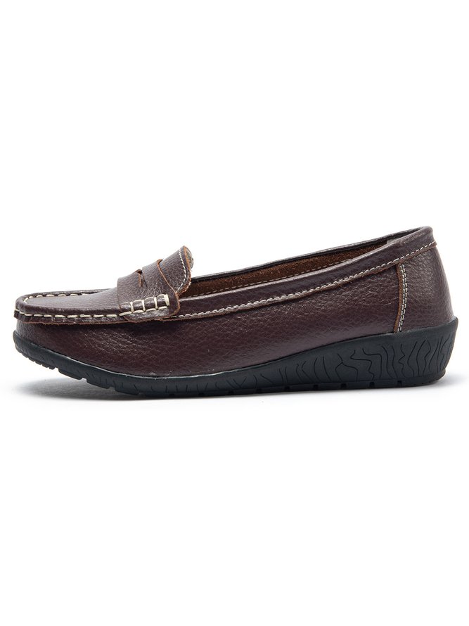 Retro Flache Schuhe