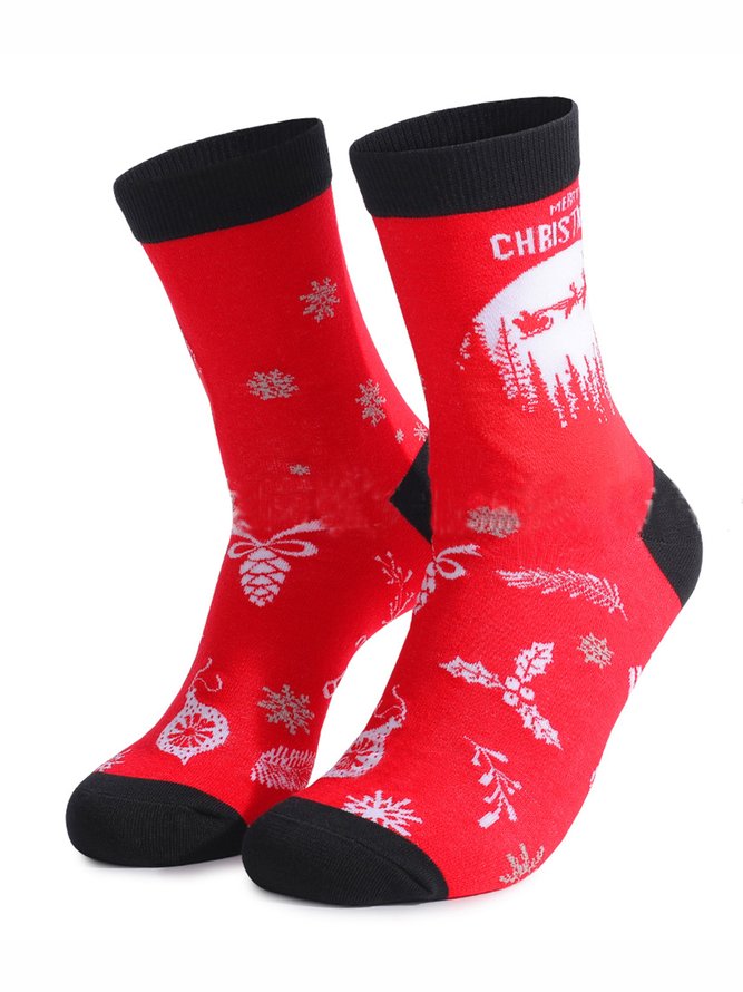 Weihnachten Elch Socken
