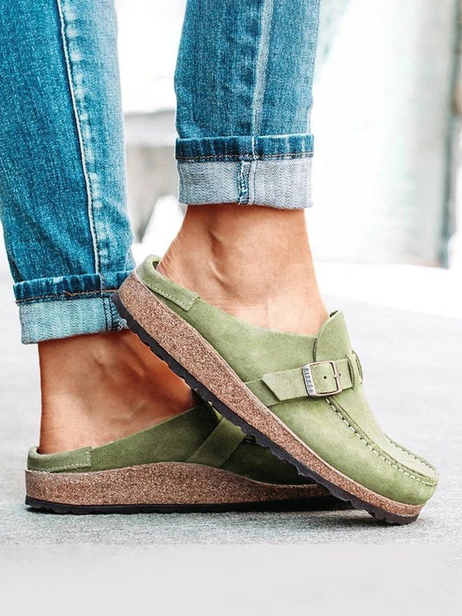 Damen Lässige Bequeme  Slip-On Sandale
