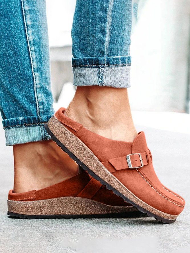Damen Lässige Bequeme  Slip-On Sandale