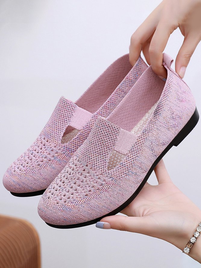 Bequem Weich Sohle Strecken Flyknit Atmungsaktiv Lässig Schuhe