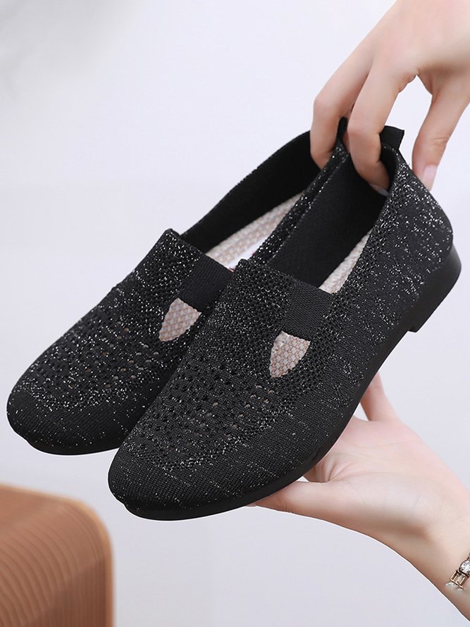 Bequem Weich Sohle Strecken Flyknit Atmungsaktiv Lässig Schuhe