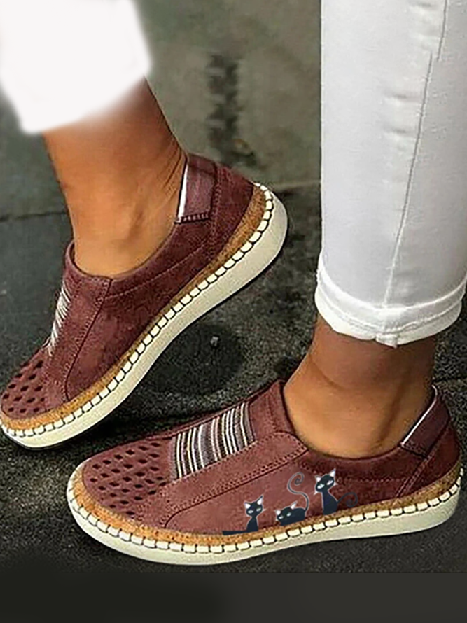 Alle Jahreszeiten Hollow-out Slippers