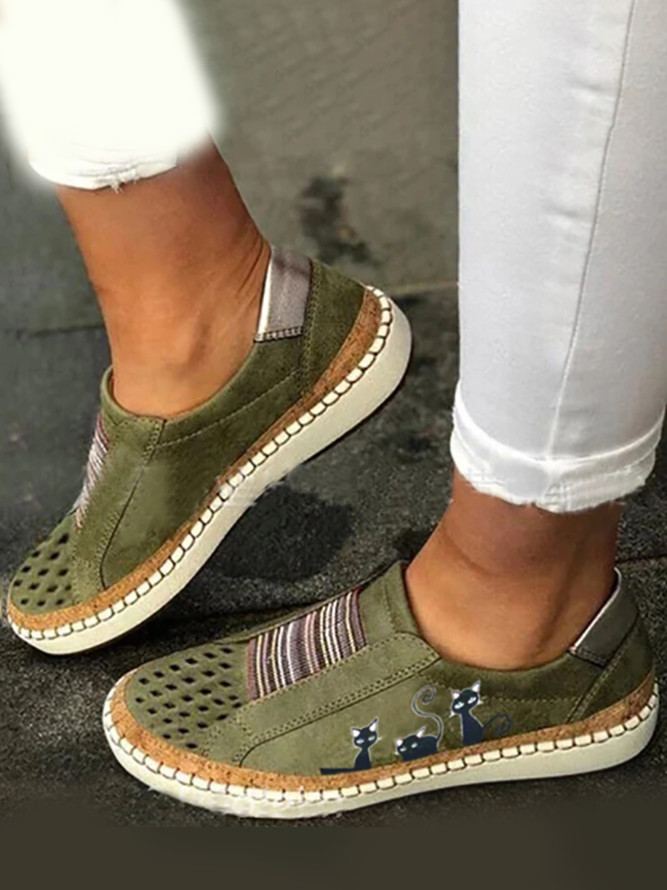 Alle Jahreszeiten Hollow-out Slippers