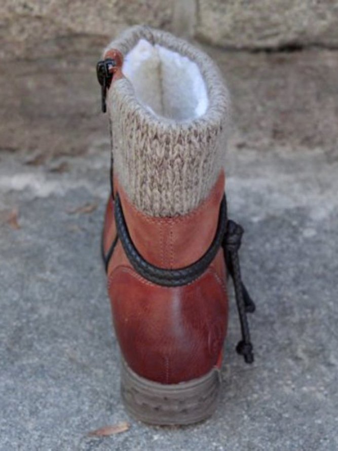 Tägliche Flache Stiefelette für Winter
