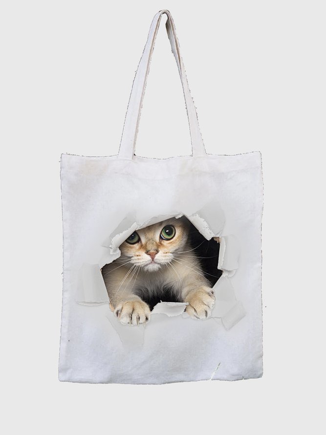 Katze Öko Einkaufen Tasche Segeltuch Handtasche