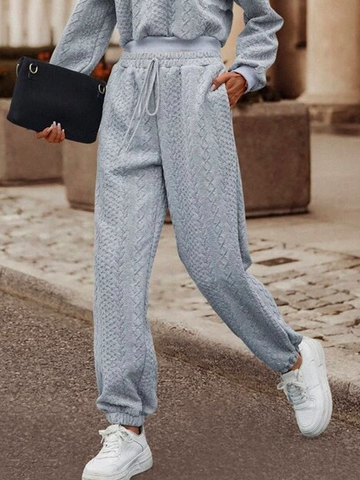 Jacquard Weit Lässig Zwei-St. Set
