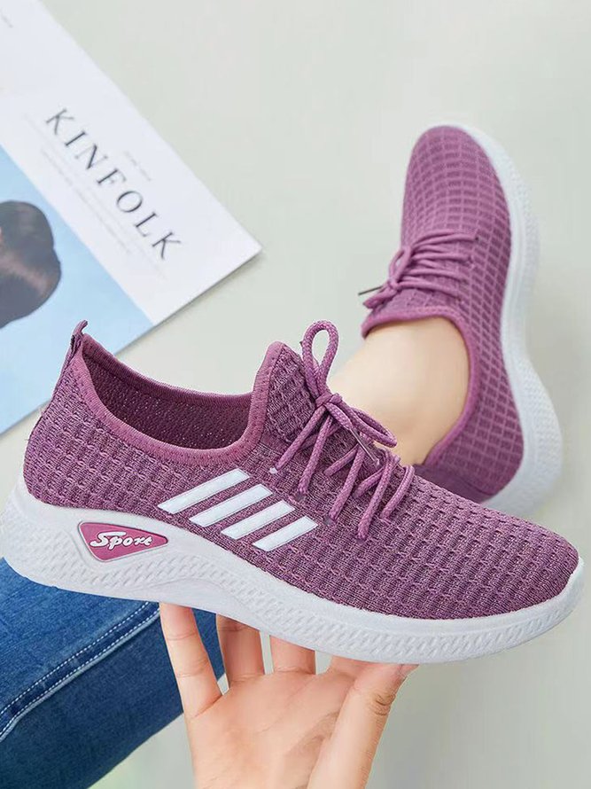 Atmungsaktive Sneaker Leicht Mesh Laufen-Schuhe Mehrfarbig Noracora