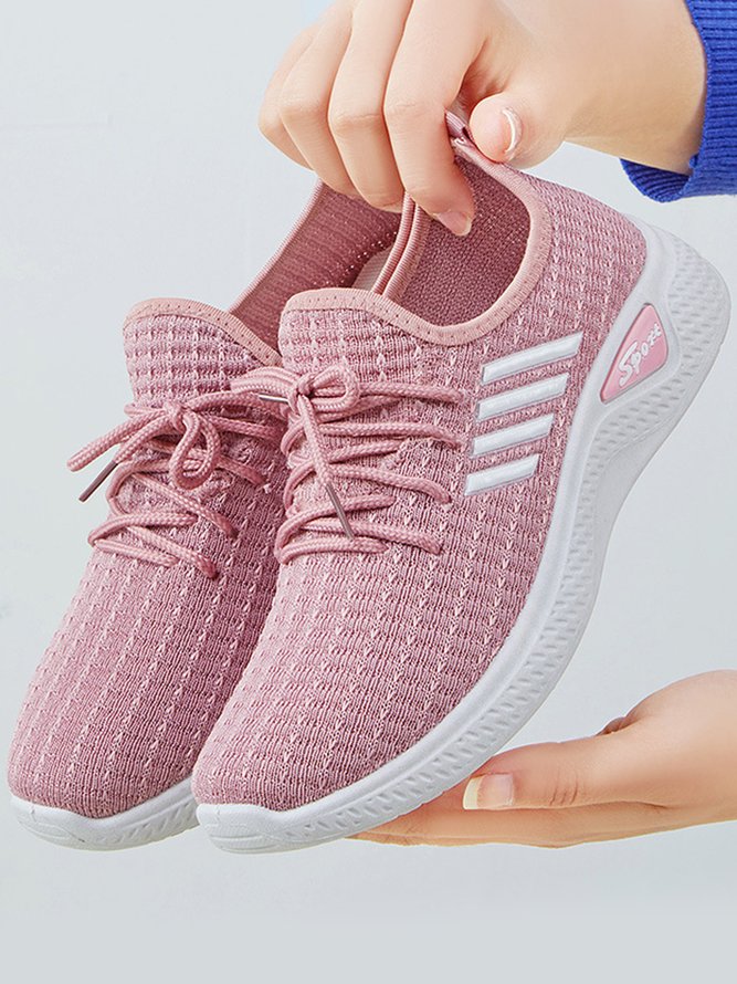 Atmungsaktive Sneaker Leicht Mesh Laufen-Schuhe Mehrfarbig Noracora