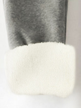 Lustig Katze Vlies Elastische Taille Freizeithose