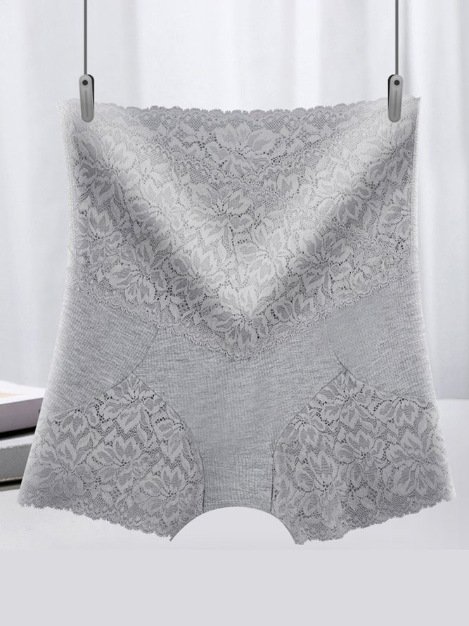 Spitze Hohe Taille Sicherheit Hose Bauch Steuerung Hintern Aufzug Boxershorts
