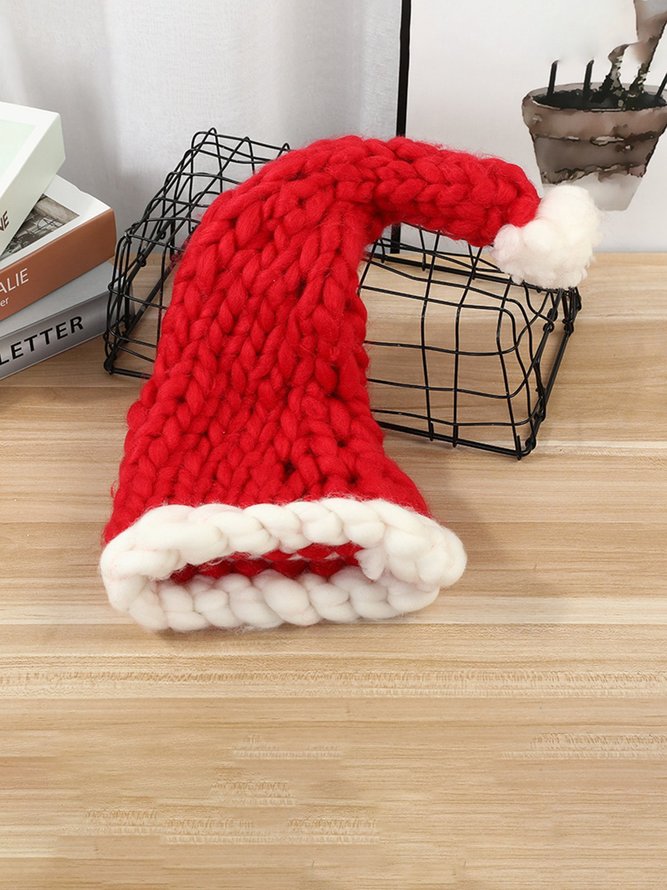 Unisex Geflochten Weihnachten Weihnachtsmann Hut