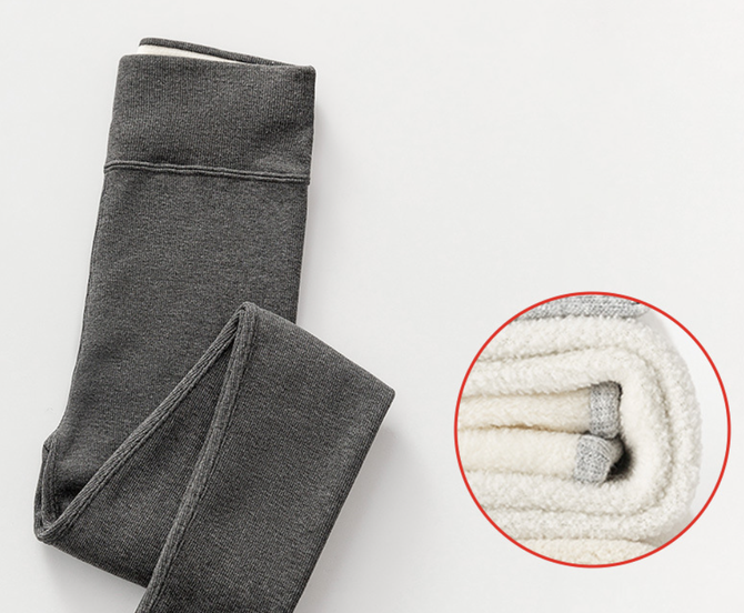 Lässig Unifarben Lang Legging