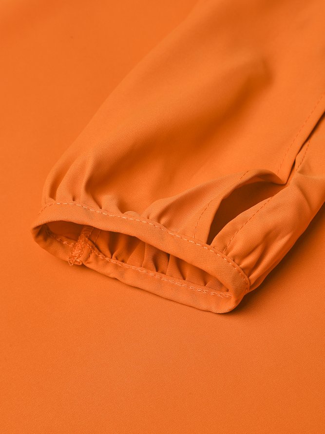 Rundhals Schwarz Damen Sommer Kleider Normal Täglich Lässig Unifarben Kleider