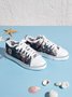 Blumenmuster Weich Sohle Lässig Segeltuch Schuhe