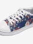 Blumenmuster Weich Sohle Lässig Segeltuch Schuhe