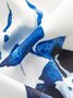 V-Ausschnitt Kurzarm Blusen & Shirts