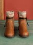 Tägliche Flache Stiefelette für Winter