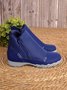 Lässige Runde Stiefeletten