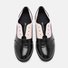 PU-Slippers mit Farbblock Slip-on Große Größen