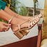 Women Ankle Strap Chunky Heels Sandals