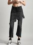 Damen Lässig Denim Jeans