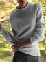Langarm Eleganter Pullover