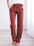 Damen  Einfarbige  Hose