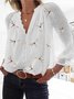 Langarm Lässig Shirts & Blusen&Shirts