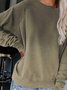Langarm Farbverlauf Sweatshirts aus Baumwolle